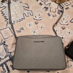 Michael Kors Gray Crossbody Bag